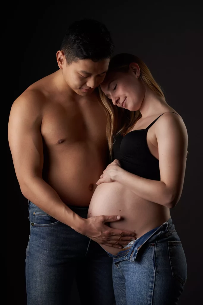 gravid kvinde med mand