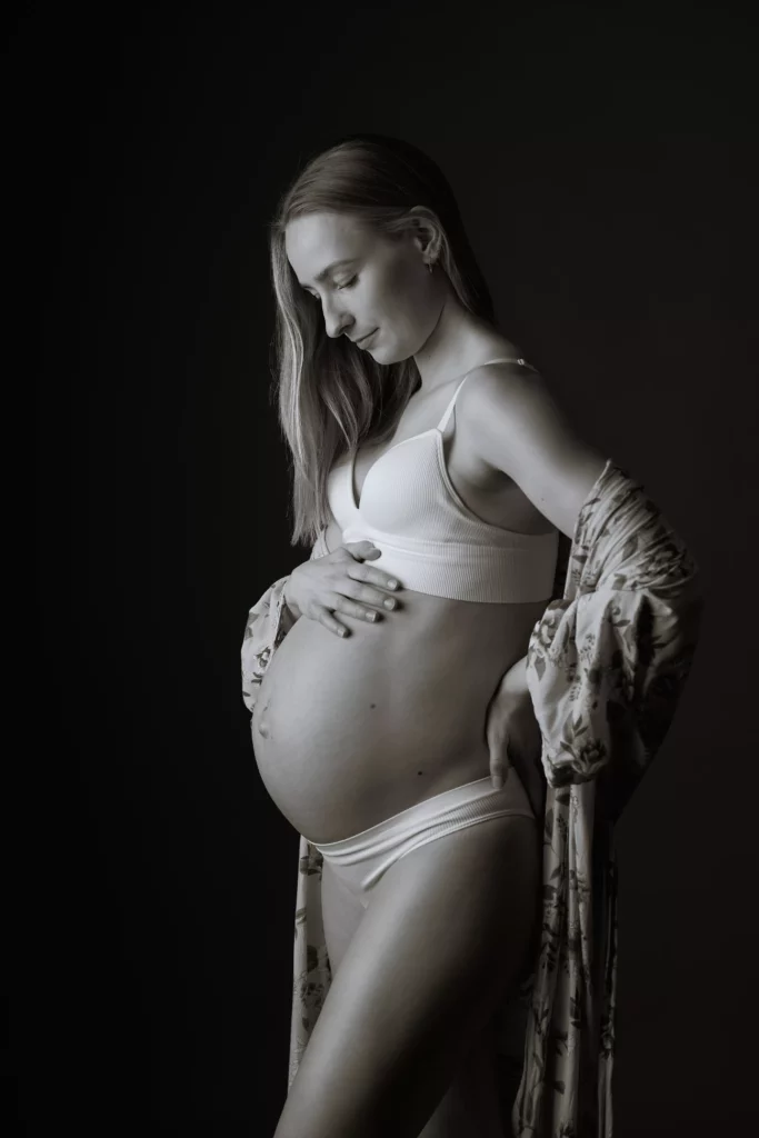 portrait of pregnant woman